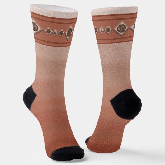 Südwest Sandstone Canyon Pattern Socken (Gewinkelt)