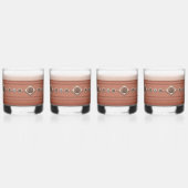 Südwest Sandstone Canyon und Conchos Whiskyglas (Links)