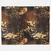 Südwest Schwarzwald Gold Cowhide Fleecedecke (Vorderseite (Horizontal))