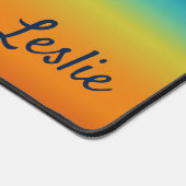 Südwest-Sonnenuntergangsfarben Personalisiert Schreibtischunterlage (Ecke)