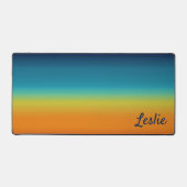 Südwest-Sonnenuntergangsfarben Personalisiert Schreibtischunterlage (Vorderseite)