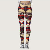 Südwest-Stammeskunst Leggings (Vorderseite)