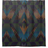 Südwest-Stammesmuster Duschvorhang (Vorderseite)