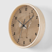 Südwest Stehend Pronghorn Antelope Gerahmt Uhr (Winkel)