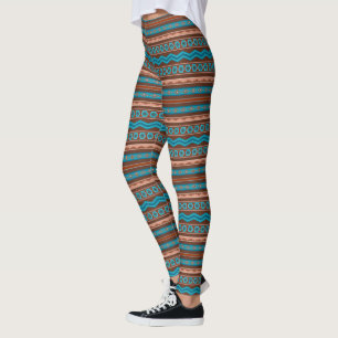 Südwest-Stil geometrisches Cameron-Gorge-Design Leggings