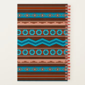 Südwest-Stil geometrisches Cameron-Gorge-Design Notizblock (Rückseite)