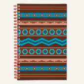 Südwest-Stil geometrisches Cameron-Gorge-Design Notizblock (Vorderseite)