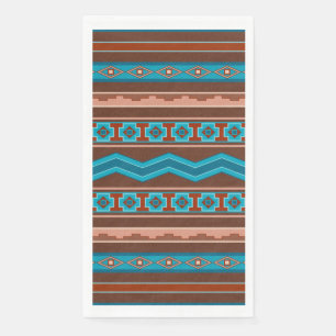 Südwest-Stil geometrisches Cameron-Gorge-Design Serviette