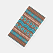 Südwest-Stil geometrisches Cameron-Gorge-Design Serviette (Ecke)