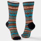 Südwest-Stil geometrisches Cameron-Gorge-Design Socken (Gewinkelt)