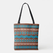 Südwest-Stil geometrisches Cameron-Gorge-Design Tasche (Rückseite)