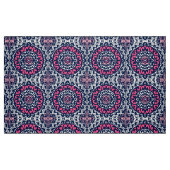 Südwest Sun Mandala, Fuchsia, Marine & White Stoff (Fat Quarter (45,7 x 55,9 cm))