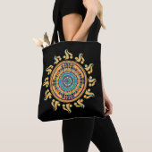 Südwest Sun Mandala Tote Bag Tasche (Von Nahem)