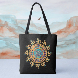Südwest Sun Mandala Tote Bag Tasche