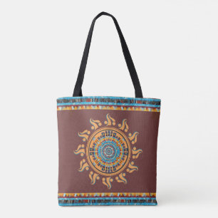 Südwest Sun Mandala Tote Bag Tasche
