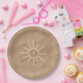 Südwest Sun Petroglyph Pappteller (Party)