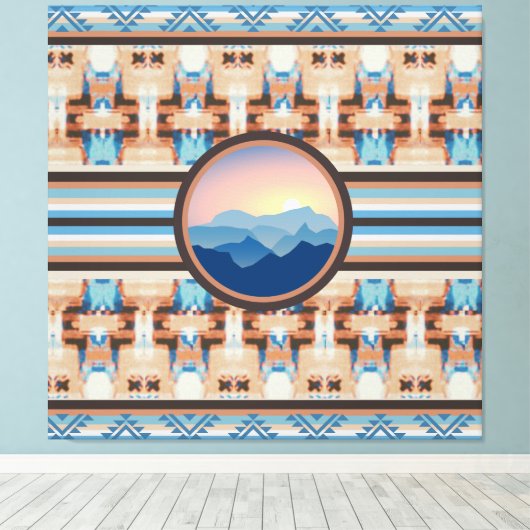 Südwest Sunrise Leinwanddruck (Insitu (Holzboden))