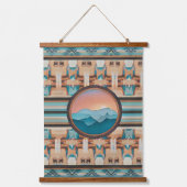 Südwest Sunrise Wandteppich Mit Holzrahmen (Vorderseite)