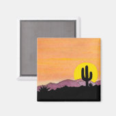 Südwest Sunset Magnet (Vorderseite/Rückseite)