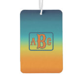 Südwest Sunset Personalisiert Autolufterfrischer (Rückseite)