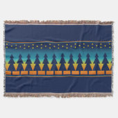 Südwest Sunset Pines Blue Decke (Vorderseite)