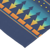 Südwest Sunset Pines Blue Großer Tischläufer (Ecke)