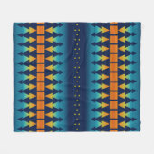 Südwest Sunset Pines Fleecedecke (Vorderseite (Horizontal))