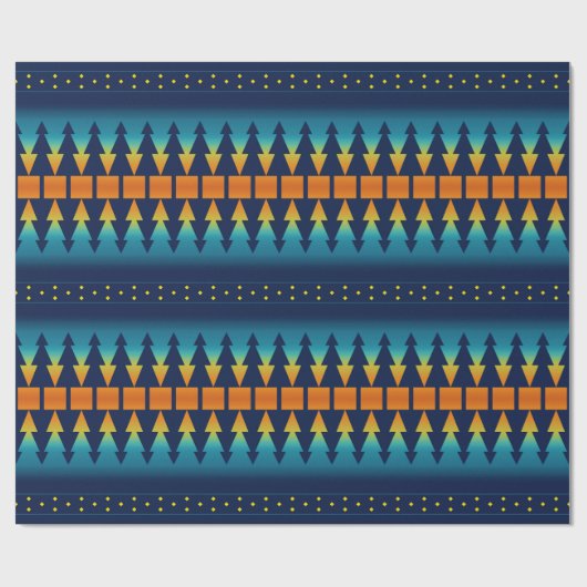 Südwest Sunset Pines Geschenkpapier (Flach)