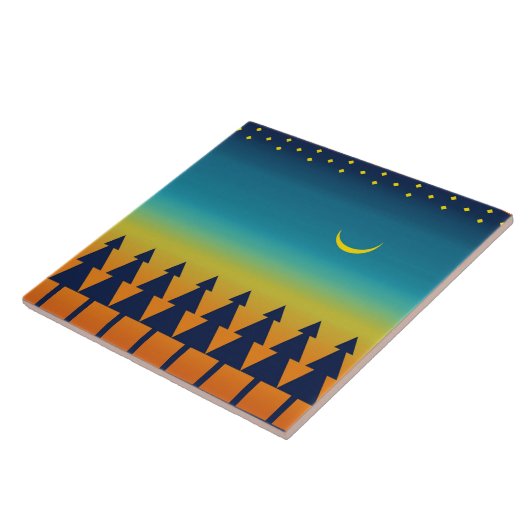 Südwest Sunset Pines Moon Fliese (Seite)