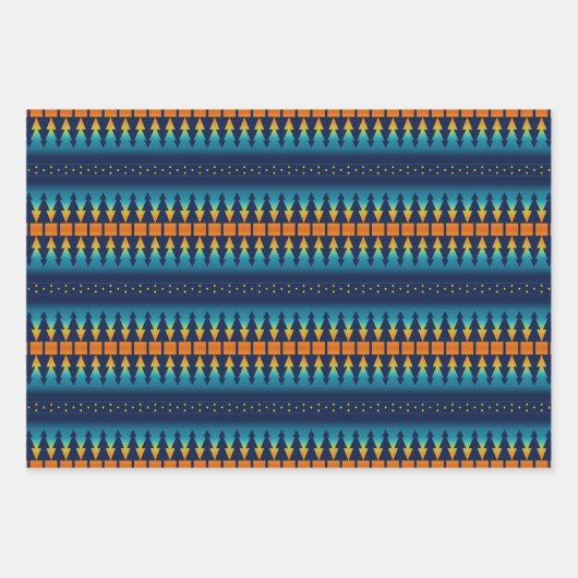 Südwest Sunset Pines Moon Geschenkpapier Set (Vorderseite)