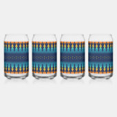 Südwest Sunset Pines Saddle Blanket Design Dosenglas (Vorderseite)