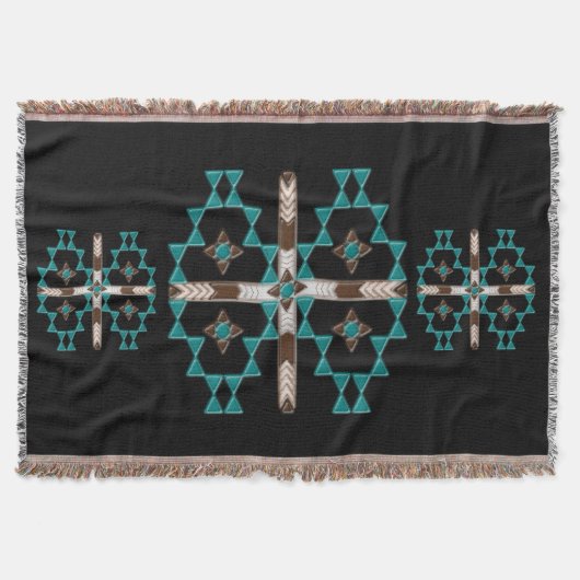 Südwest Symmetry Throw Blanket Decke (Vorderseite)