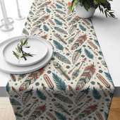 Südwest Table Runner Feathers Arrows Motif Großer Tischläufer