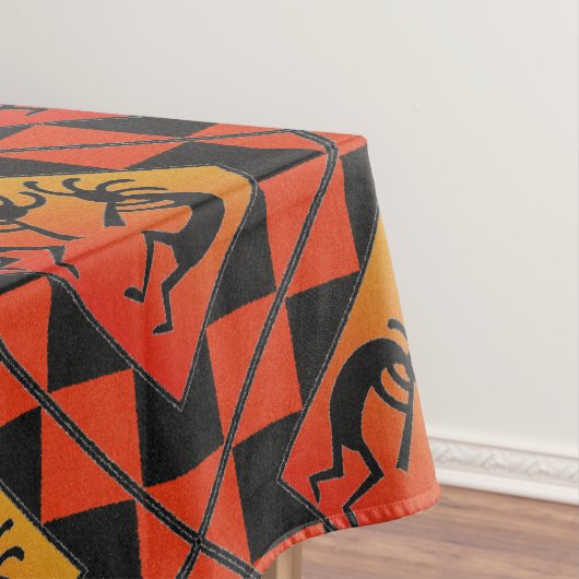 Südwest-Tancing Kokopelli Muster Tischdecke (Beispiel)
