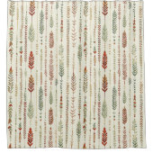 Südwest Terra Cotta Boho Duschvorhang (Vorderseite)