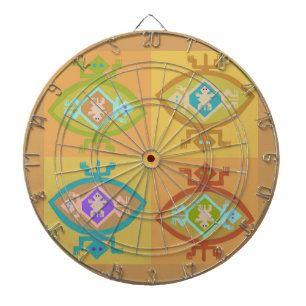 Südwest-Tortuga-Familie Dartscheibe