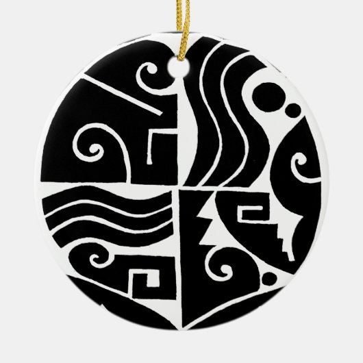 Südwest Tortuga Keramikornament (Vorne)