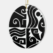 Südwest Tortuga Keramikornament (Links)