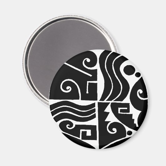 Südwest Tortuga Magnet (Vorderseite/Rückseite)