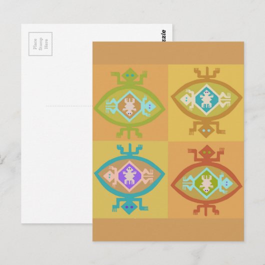 Südwest-Tortuga Postkarte (Vorne/Hinten)