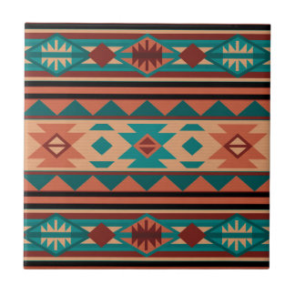 Südwest Tribal Muster Türkisch Terracotta Fliese