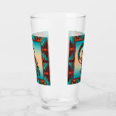 Südwest Tribal Wolf Glass Cup Glas (Links)