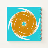 Südwest-Twirl-Muster Notizblock (Rückseite)