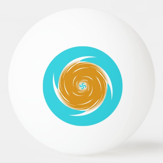 Südwest-Twirl-Muster Tischtennisball (Vorderseite)