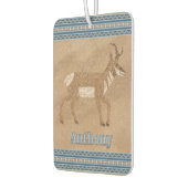 Südwest Walking Pronghorn Antelope Personalisiert Autolufterfrischer (Links)