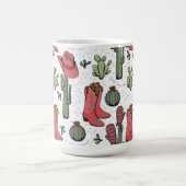 Südwest Weihnachtsmädchen Red Monogram Kaffeetasse (Mittel)