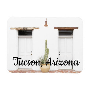 Südwest Weißer Eintritt Tucson, Arizona Postkarte Magnet