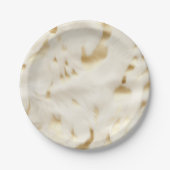 Südwest Western Gold White Cowhid Pappteller (Vorderseite)