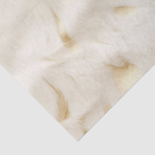 Südwest Western Gold White Cowhid Seidenpapier (Detail)