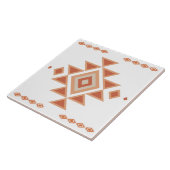 Südwest-White Native und Desert Orange Fliese (Seite)
